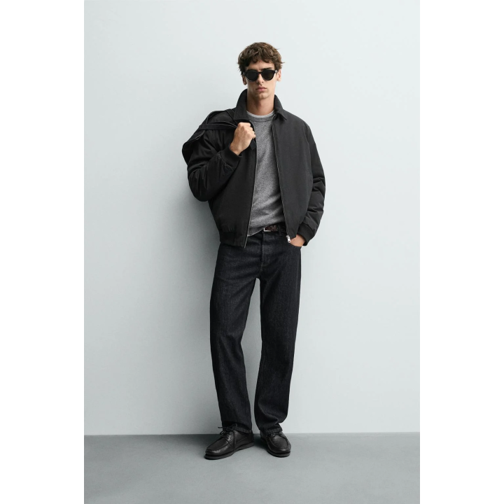 Утепленная бомбер-куртка