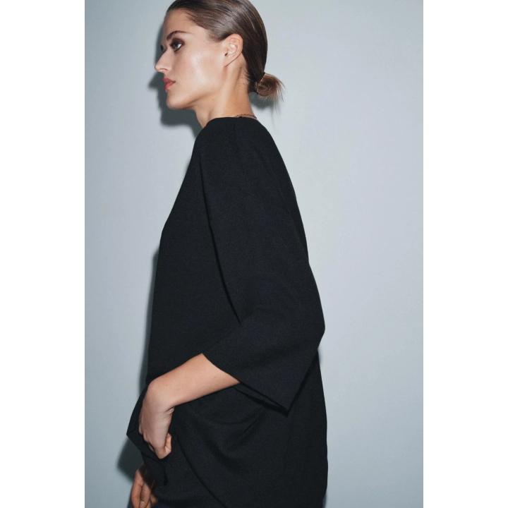 Свободный трикотажный топ