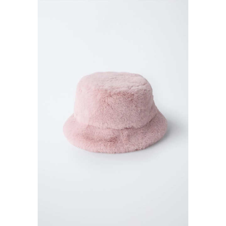 Шляпа-ведро из искусственного меха