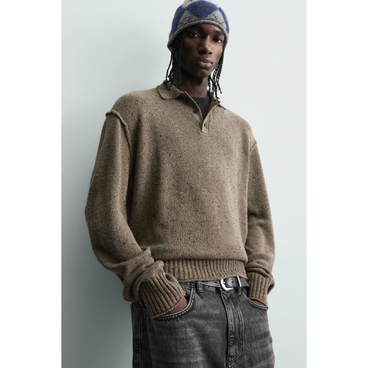 ТРИКОТАЖНОЕ ПОЛО СВОБОДНОГО КРОЯ