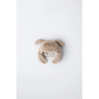 Детям от 3 до 6 лет / шапка из искусственного меха с ушками зайца