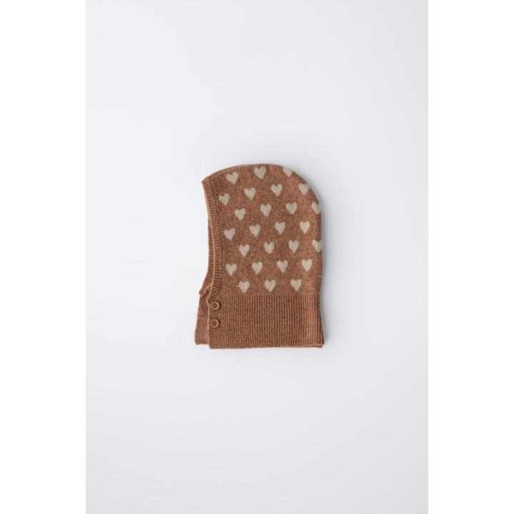 БАЛАКЛАВА С ПУГОВИЦАМИ И СЕРДЦАМИ