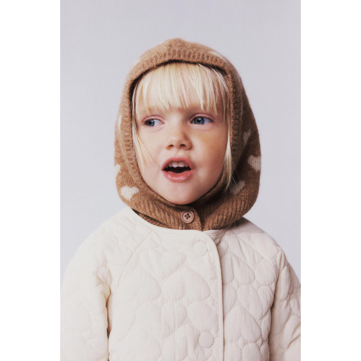 БАЛАКЛАВА С ПУГОВИЦАМИ И СЕРДЦАМИ