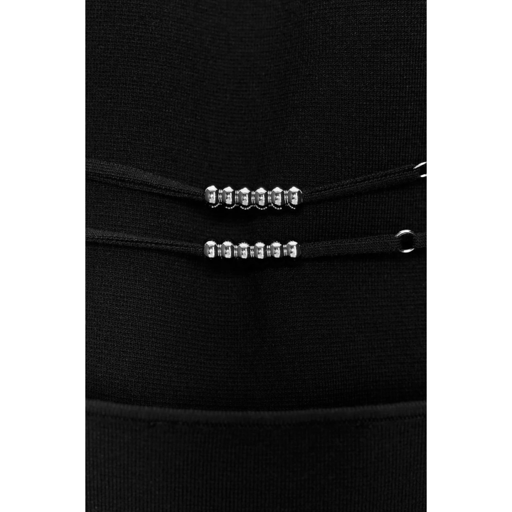 ТРИКОТАЖНЫЙ ТОП С ШАРИКАМИ