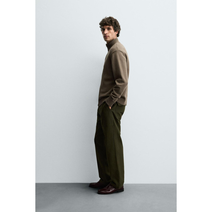 ВЯЗАНЫЙ КАРДИГАН НА МОЛНИИ