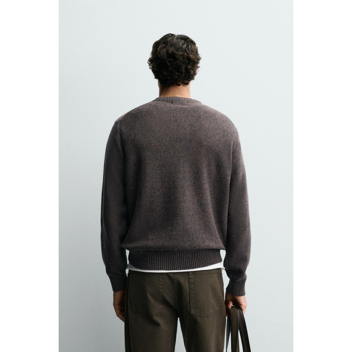 ДЖЕМПЕР С ВОРОТНИКОМ НА ПУГОВИЦАХ