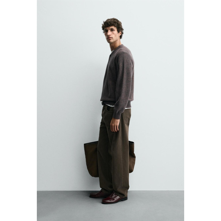 ДЖЕМПЕР С ВОРОТНИКОМ НА ПУГОВИЦАХ