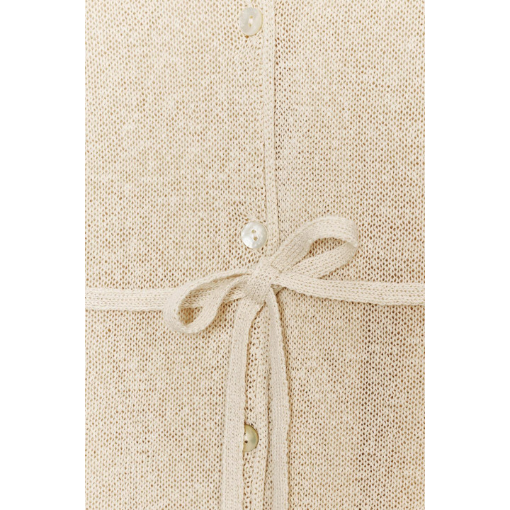 ТРИКОТАЖНЫЙ ЖАКЕТ СО ЛЬНОМ