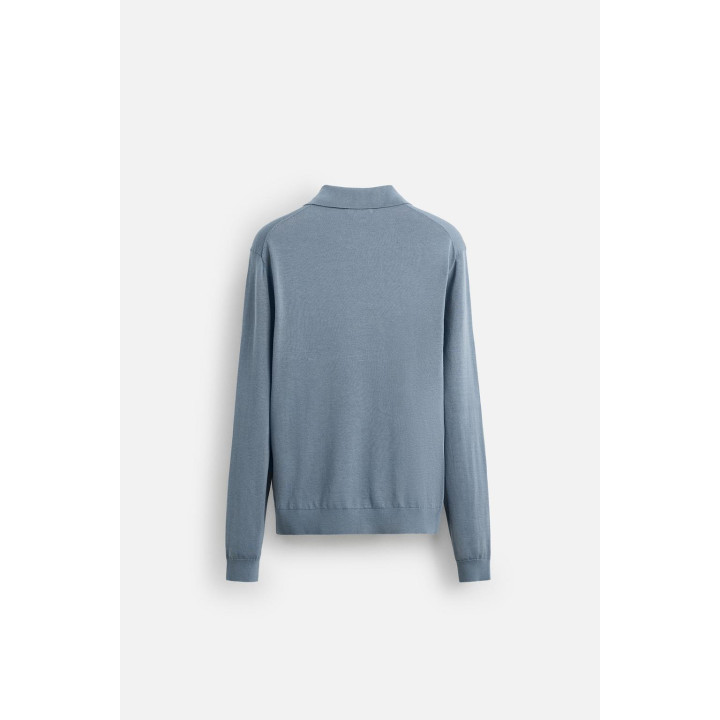 ТРИКОТАЖНОЕ ПОЛО ИЗ СМЕСИ ХЛОПКА