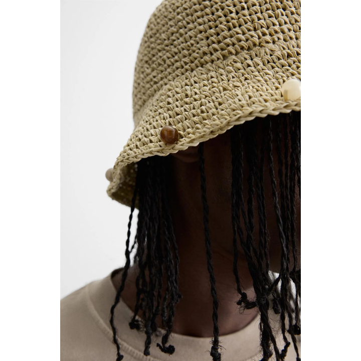 ВЯЗАНАЯ КРЮЧКОМ ПАНАМА С БУСИНАМИ