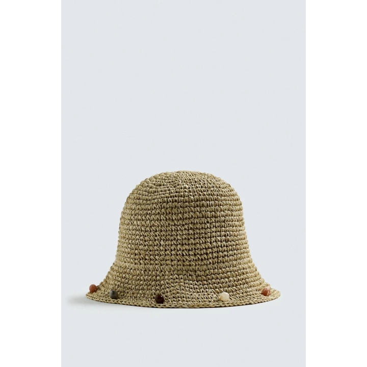 ВЯЗАНАЯ КРЮЧКОМ ПАНАМА С БУСИНАМИ