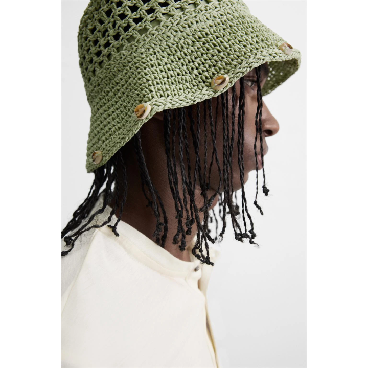 ВЯЗАНАЯ ПАНАМА С РАКУШКАМИ