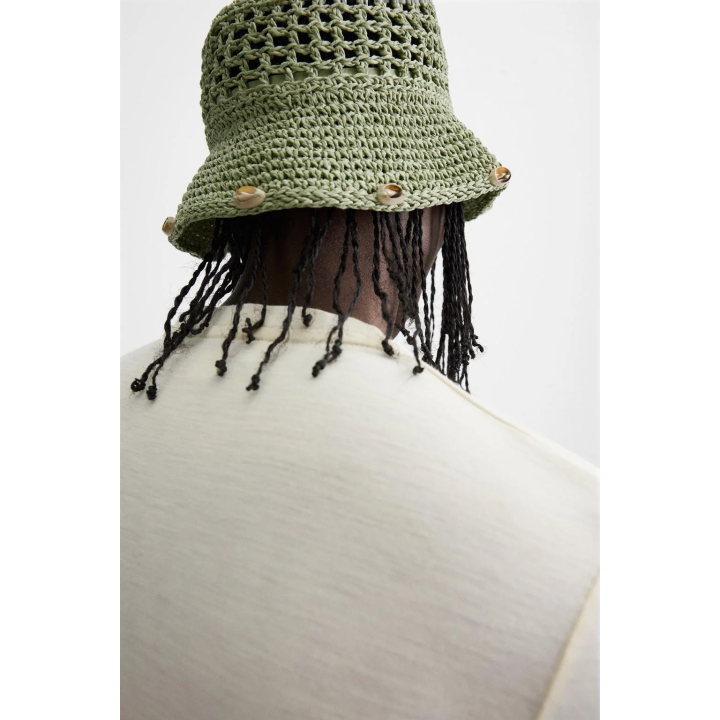 ВЯЗАНАЯ ПАНАМА С РАКУШКАМИ