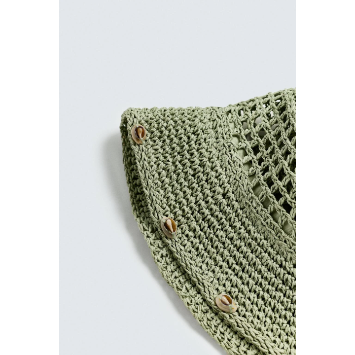 ВЯЗАНАЯ ПАНАМА С РАКУШКАМИ