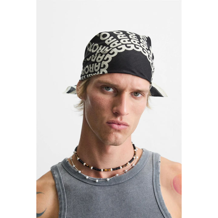 Повязка для волос с текстовым принтом