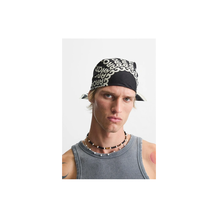 Повязка для волос с текстовым принтом