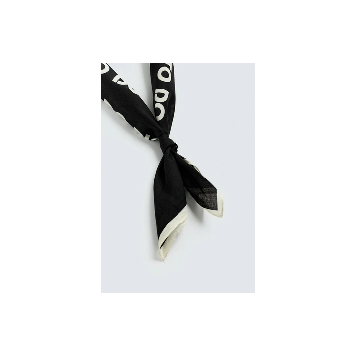 Повязка для волос с текстовым принтом