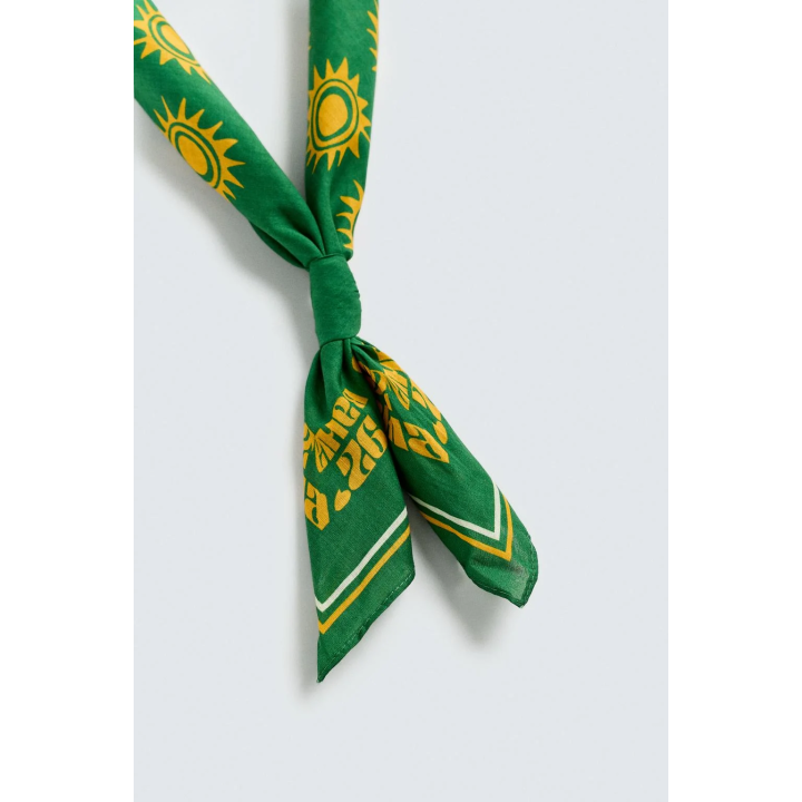 БАНДАНА С ГРАФИЧЕСКИМ ПРИНТОМ