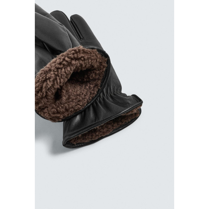 КОЖАНЫЕ ПЕРЧАТКИ С БАНТОМ