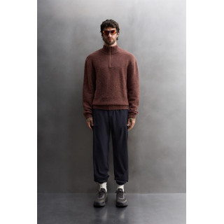 Джемпер с молнией contrast quarter-zip