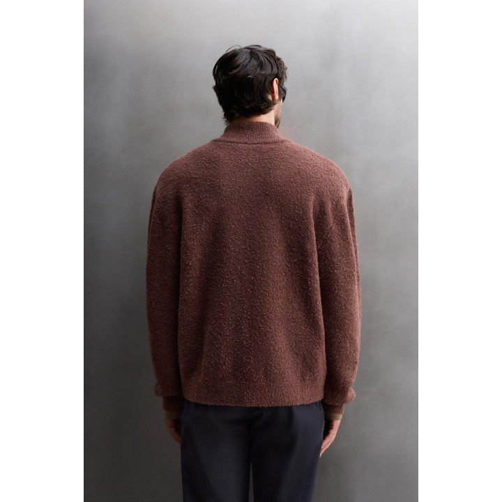 Джемпер с молнией contrast quarter-zip