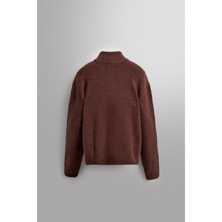 Джемпер с молнией contrast quarter-zip