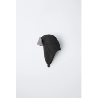 TECHNICAL FAUX SHEARLING CAP