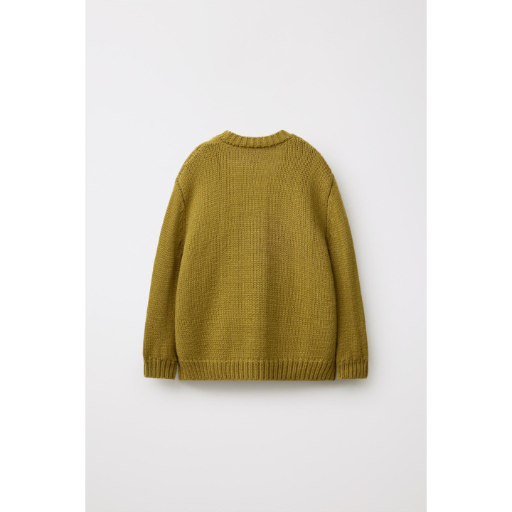 Кардиган из шерсти ограниченной серии из шерстяно-шерстяного вязаного полотна