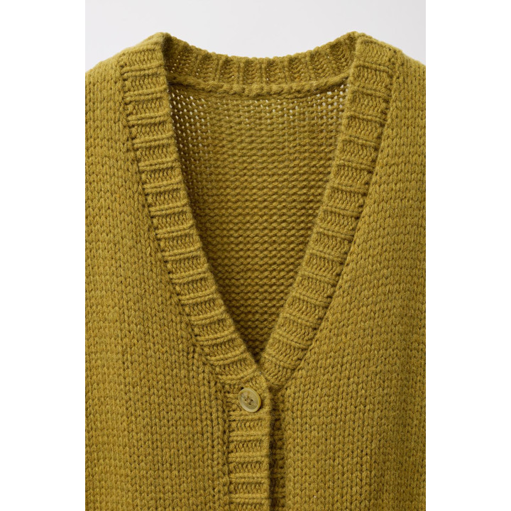 Кардиган из шерсти ограниченной серии из шерстяно-шерстяного вязаного полотна