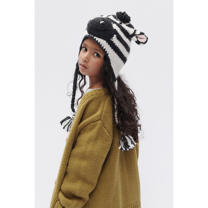 Кардиган из шерсти ограниченной серии из шерстяно-шерстяного вязаного полотна