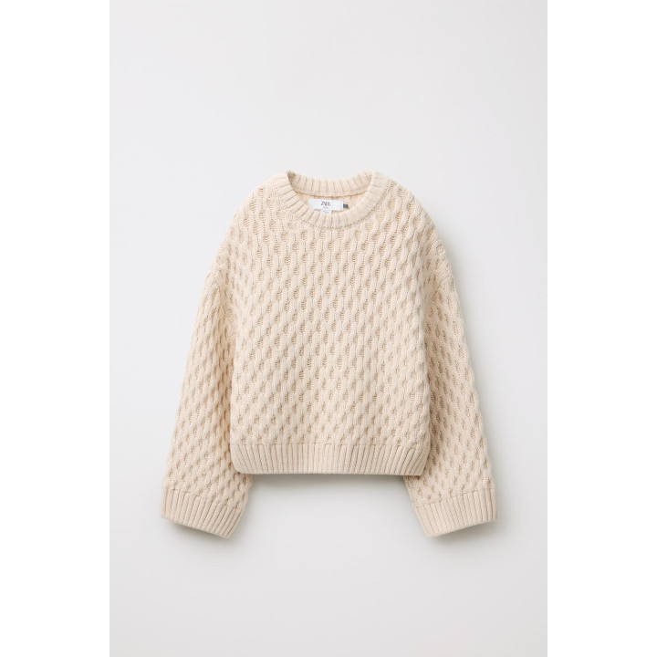 Свитер из шерсти крупной вязки limited edition