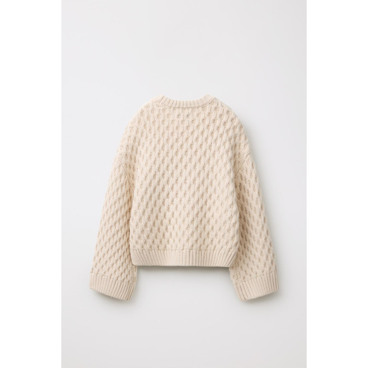 Свитер из шерсти крупной вязки limited edition