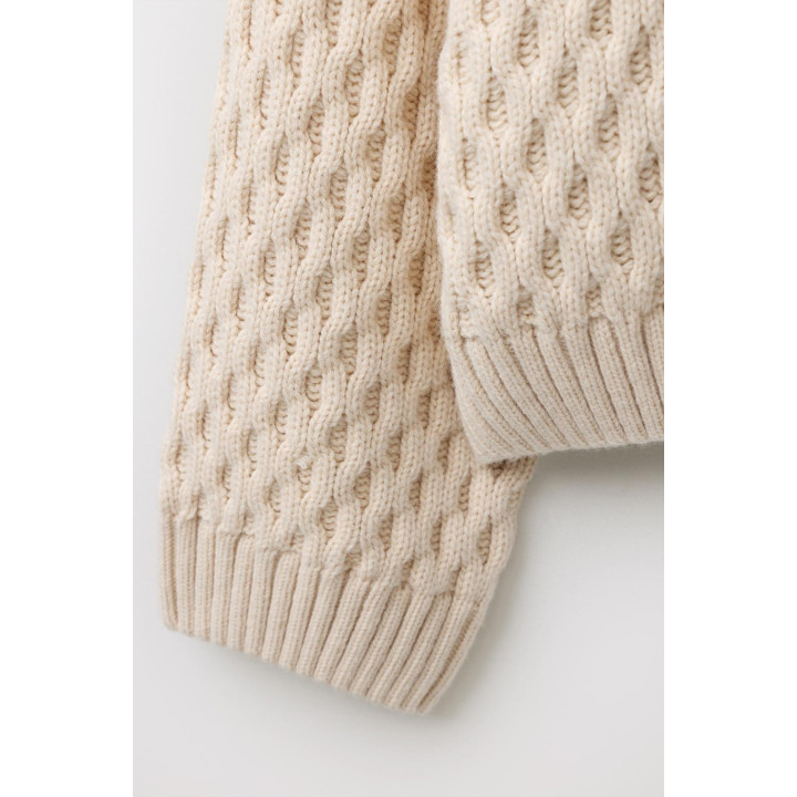 Свитер из шерсти крупной вязки limited edition