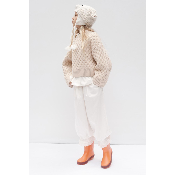 Свитер из шерсти крупной вязки limited edition