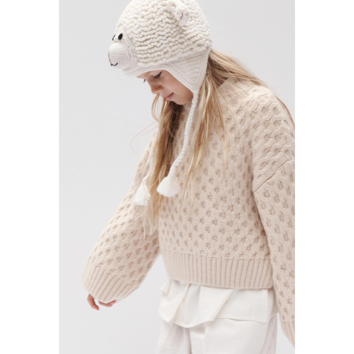 Свитер из шерсти крупной вязки limited edition