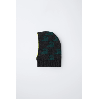 Вязанный балаклава с принтом, коллекция для горнолыжников