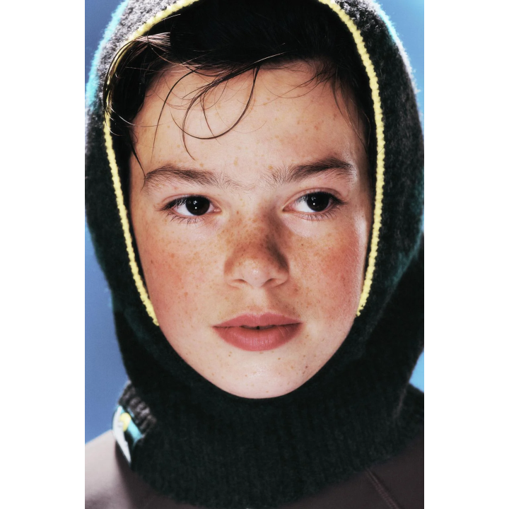 Вязанный балаклава с принтом, коллекция для горнолыжников