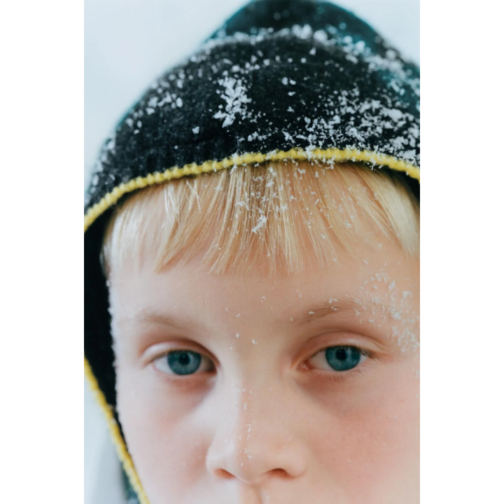 Вязанный балаклава с принтом, коллекция для горнолыжников