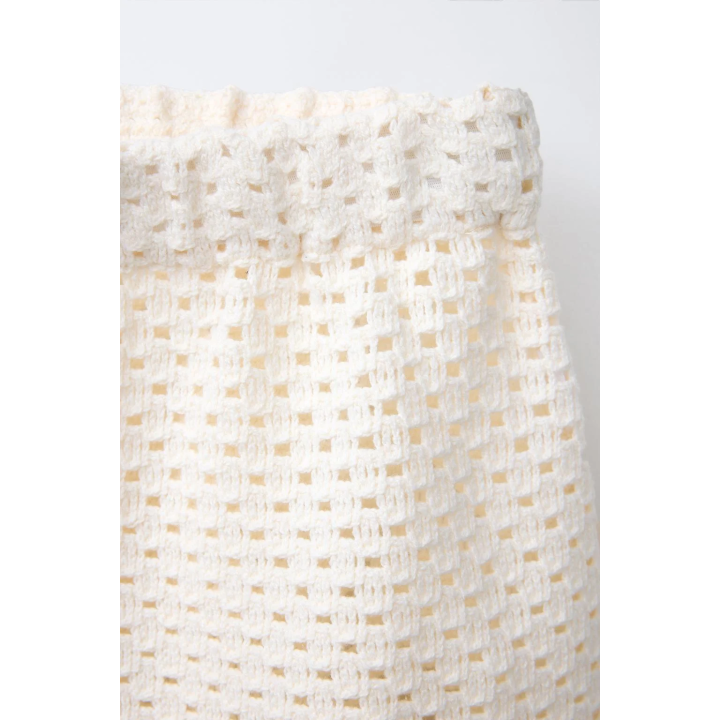 Юбка из вязанного крючком с кружевным узором