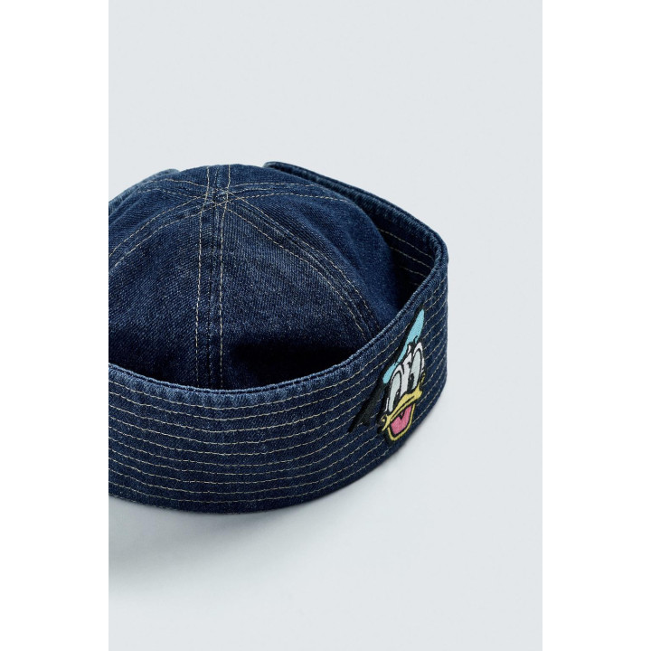 ДЖИНСОВАЯ ШАПКА С НАШИВКОЙ DONALD DUCK HARRY LAMBERT FOR ZARA X DISNEY