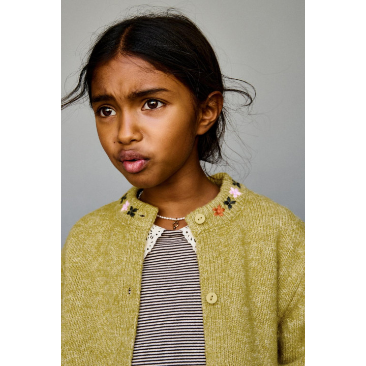 КАРДИГАН С ВЫШИВКОЙ ЦВЕТОВ