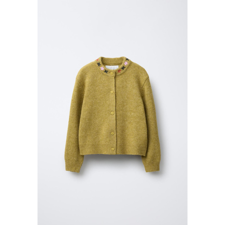 КАРДИГАН С ВЫШИВКОЙ ЦВЕТОВ