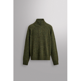 СВИТЕР ИЗ ШЕРСТИ С ВОРОТНИКОМ НА МОЛНИИ