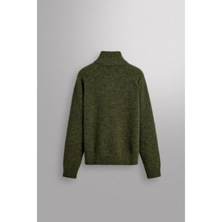 СВИТЕР ИЗ ШЕРСТИ С ВОРОТНИКОМ НА МОЛНИИ