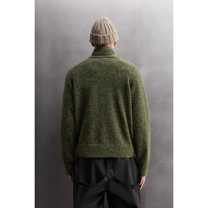 СВИТЕР ИЗ ШЕРСТИ С ВОРОТНИКОМ НА МОЛНИИ