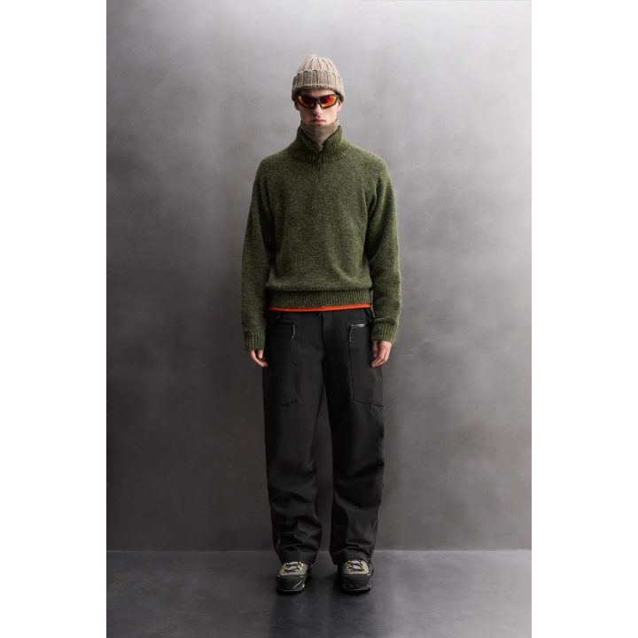 СВИТЕР ИЗ ШЕРСТИ С ВОРОТНИКОМ НА МОЛНИИ