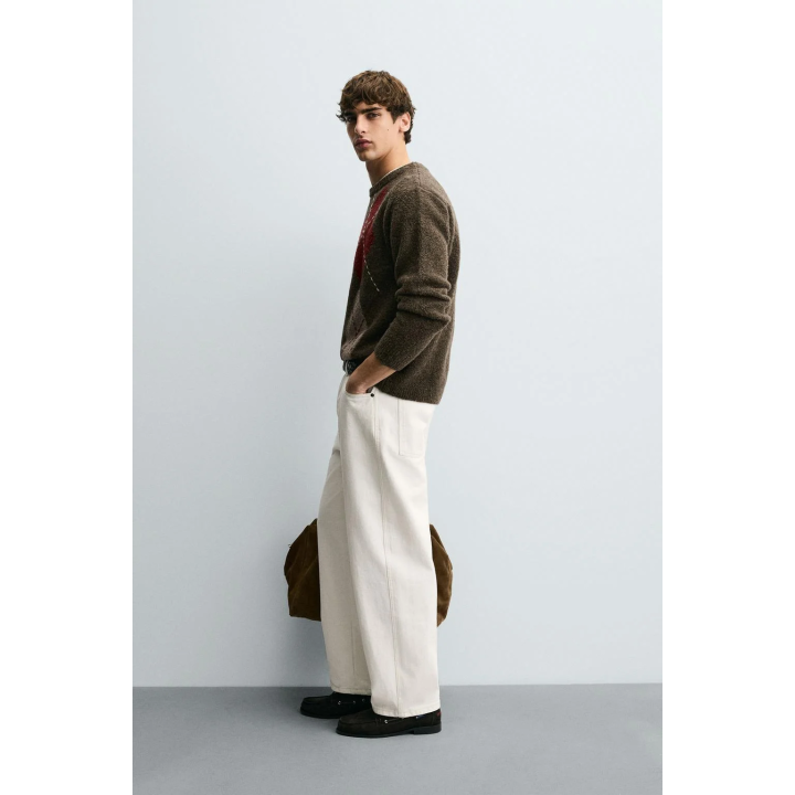 ЖАККАРДОВЫЙ СВИТЕР С РОМБАМИ