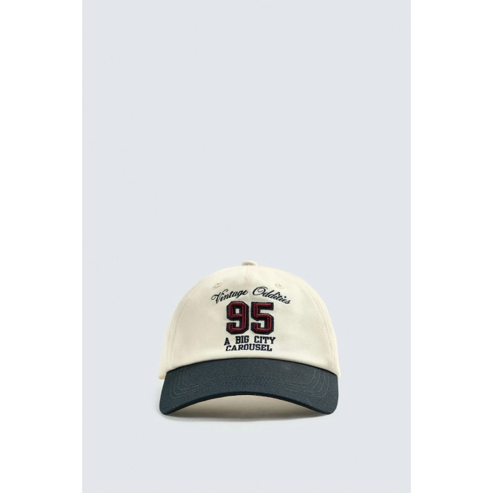 КЕПКА С КОМБИНИРОВАННОЙ ВЫШИВКОЙ