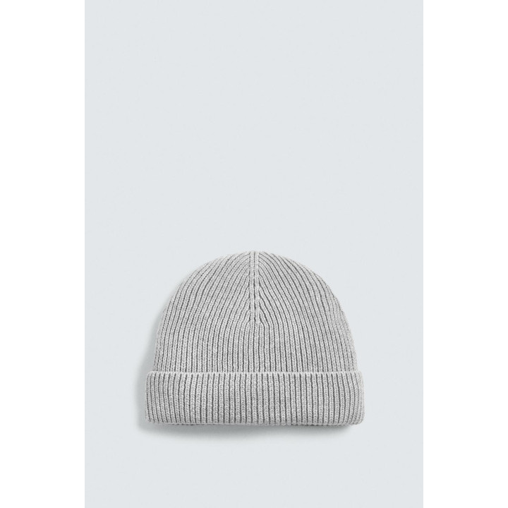 ТРИКОТАЖНАЯ ШАПКА ИЗ ХЛОПКА И КАШЕМИРА