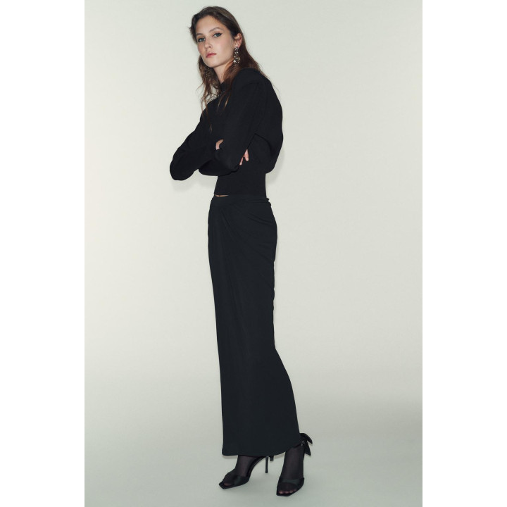 ТРИКОТАЖНЫЙ ТОП С ПОДПЛЕЧНИКАМИ